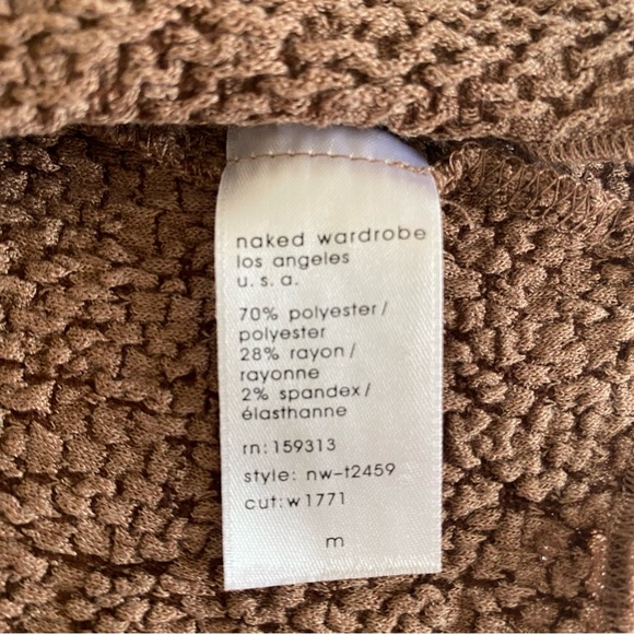 NWOT | naked wardrobe Textured Stretchy Cropped Tank - Picture 9 of 9